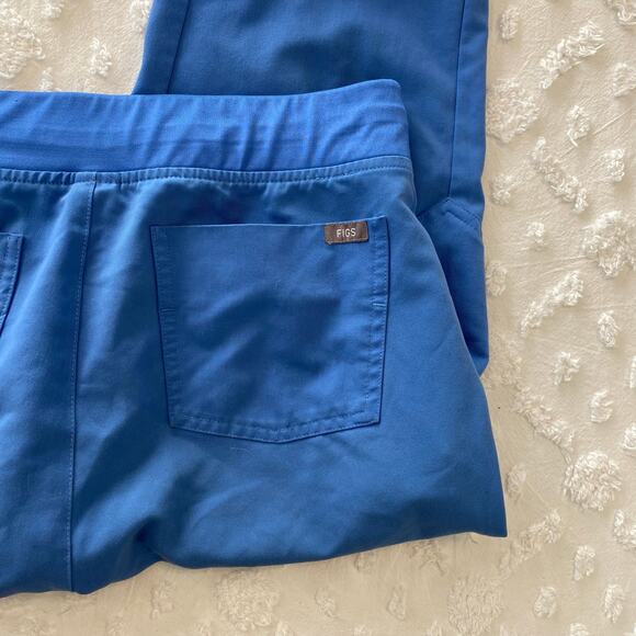 Figs Technical Collection Zamora Jogger Scrub Pants Womens Sz Medium P Ceil Blue - Picture 3 of 4